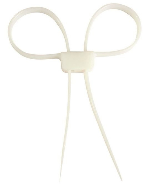 Műanyag bilincs, Fehér