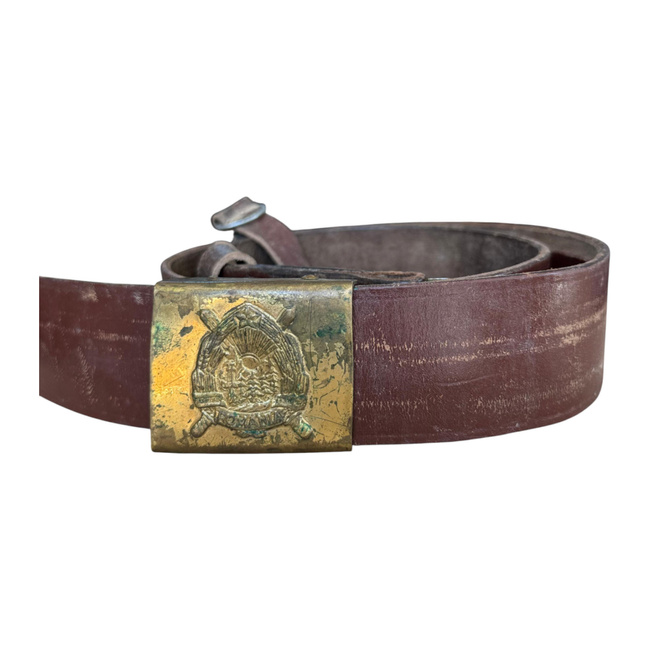 BŐR ÖV ARANY CSATTAL - KATONAI TÖBBLET ROMÁN HADSEREG - HASZNÁLT