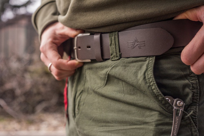 Alpha Industries Embossed Fekete  Öv