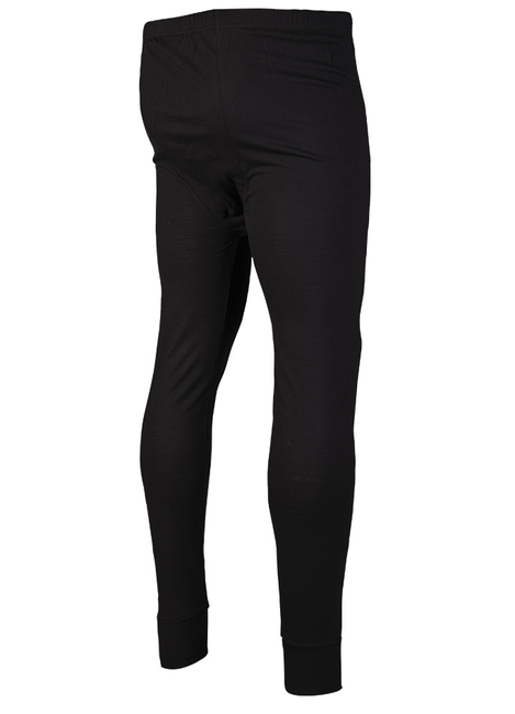 BLACK ′MONT′ MERINO LONG JOHN