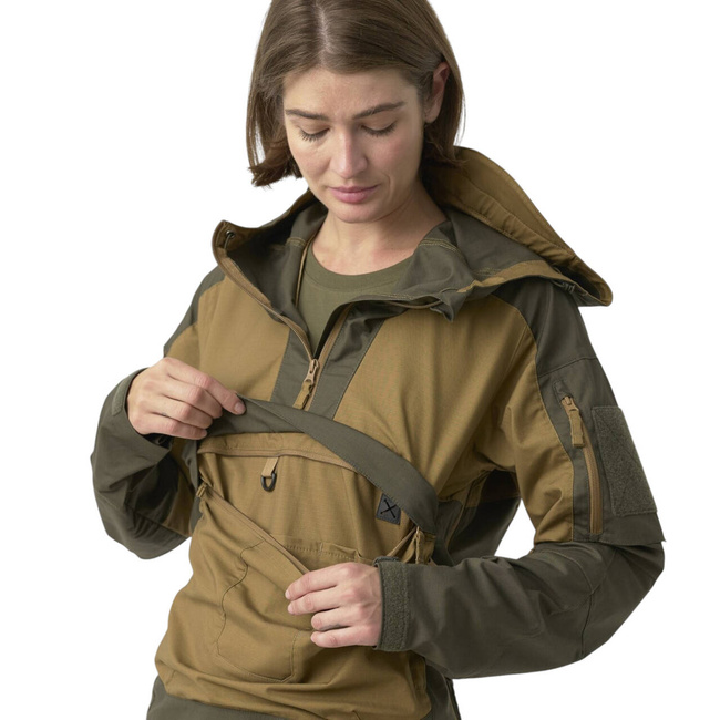 Unisex Tracer Anorak kabát - Polipamut  Stretch Ripstop - Olíva Zöld - Helikon Tex
