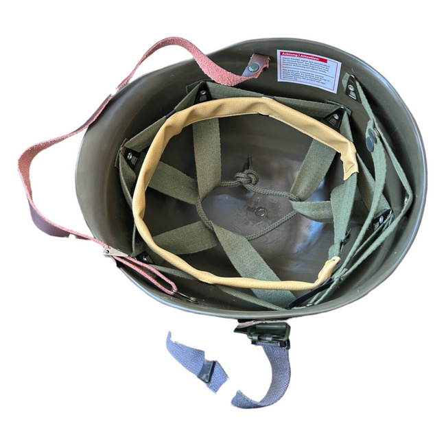 US HELMET - M1 - WITH LINER AND COVER - MILITARY SURPLUS - LIKE NEW