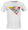 PRINTED T-SHIRT - EAGLE WITH GUNS - D.FIVE - GRAY