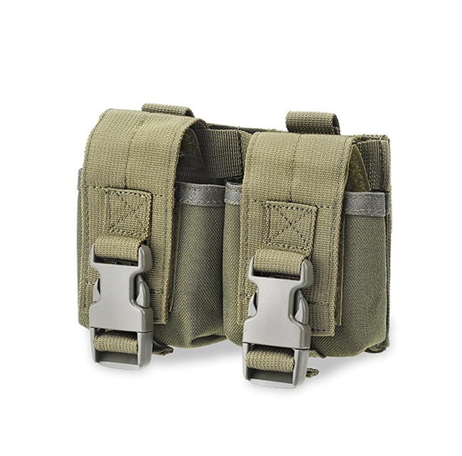 DOUBLE GRENADE POUCH - DEFCON 5® - OD GREEN