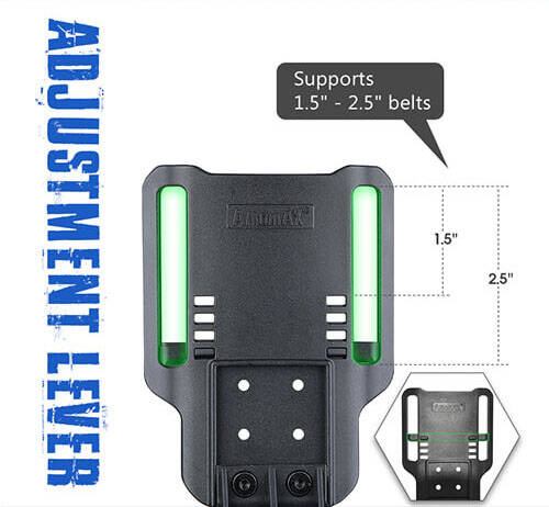 AMOMAX "Low Ride Duty Drop" szállítóöv - FEKETE