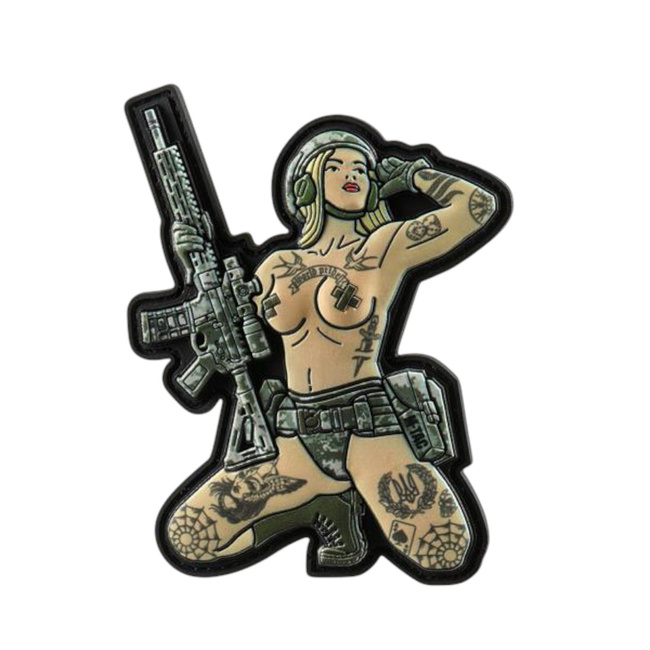 TACTICAL GIRL TATTOO TRIDENT MM14 JELVÉNY - 3D PVC - MULTICOLOR - M-TAC