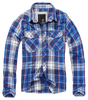 CHECK LONG SLEEVE SHIRT - NAVY - BRANDIT