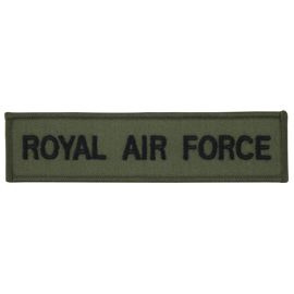GB Tapasz "ROYAL AIR FORCE" - használt 14 x 3,5 cm