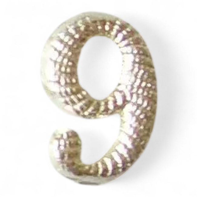 Fém Szám - 9 - Ezust - Magyar Hadsereg Katonai Surplus - Mint új