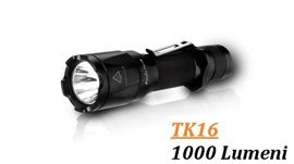 Flashlight Fenix TK16, water resistant