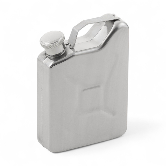 Canistra típusú italos flaska, rozsdamentes acél - 170 ml