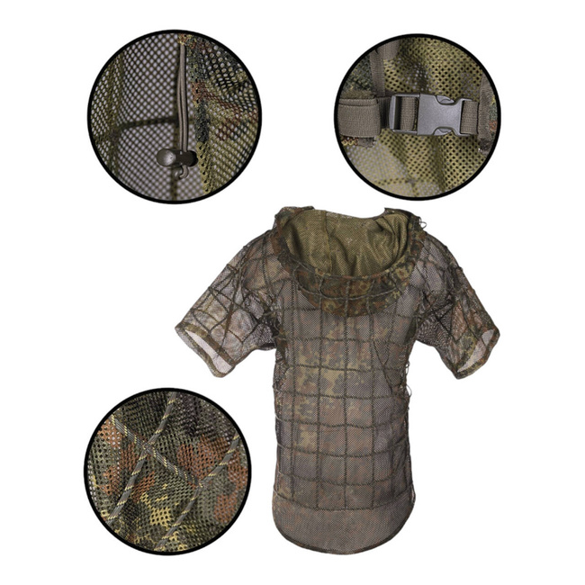 SNIPER S CAPE, FLECKTARN GHILLIE - MIL-TEC