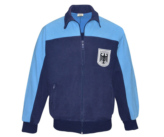 BUNDESWEHR SPORTS TRACKSUIT - BLUE - GERMAN MILITARY SURPLUS - USED