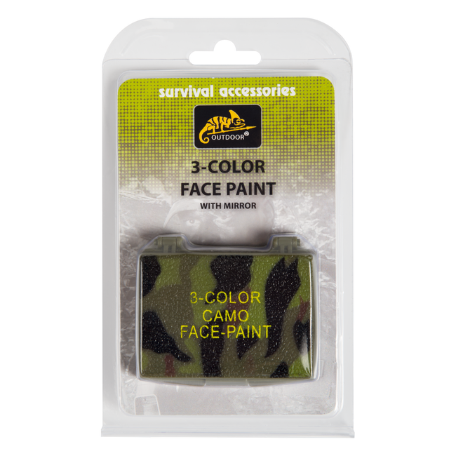 FACE CAMOUFLAGE KIT - 3 COLOURS - BOX WITH MIRROR - Helikon-Tex® - US WOODLAND