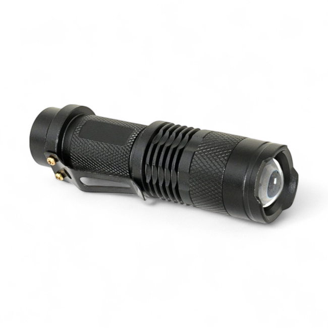 Aluminium Mini LED Flashlight - Black
