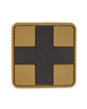 PVC 3D FIRST-AID PATCH WITH HOOK & LOOP CLOSURE - Mil-Tec - COYOTE - LARGE