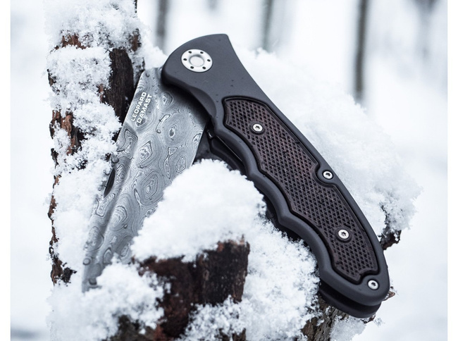 "LEOPARD-DAMASCUS III 42" Zsebkés - BOKER