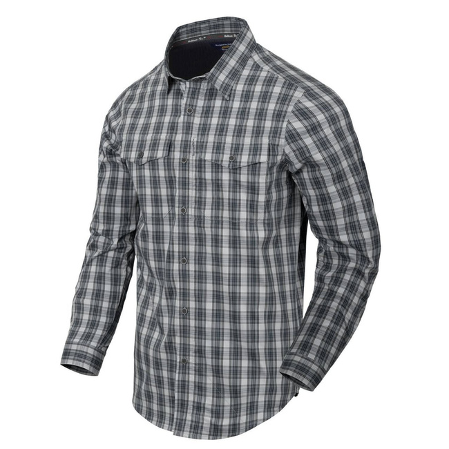 BEVONOTT PÓLÓ - FOGGY GREY PLAID - HELIKON