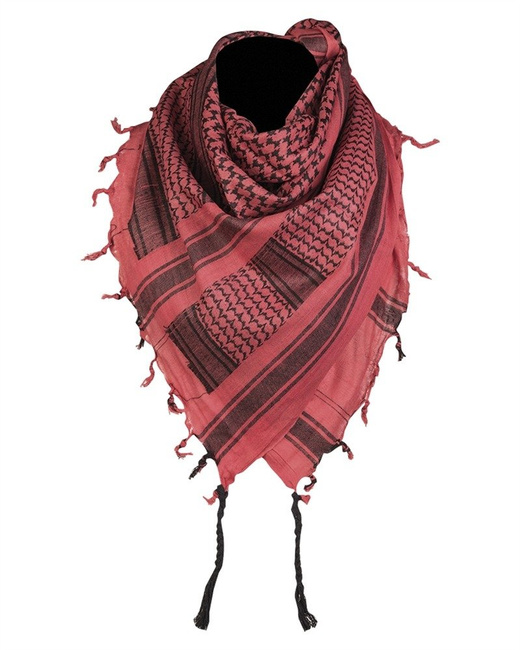 Shemagh scarf - red/black