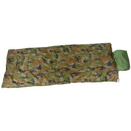 ISRAELI PILOT'S SLEEPING BAG - 2 LAYER FILLING - WOODLAND