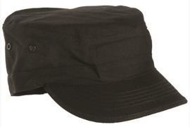 US BDU FIELD CAP - COTTON RIP-STOP - Mil-Tec - BLACK