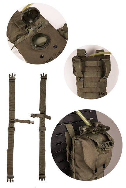 LÁZERES HÁTTARTÓ - HIDRÁCIÓS PACK - 2.5L - Mil-Tec® - FEKETE