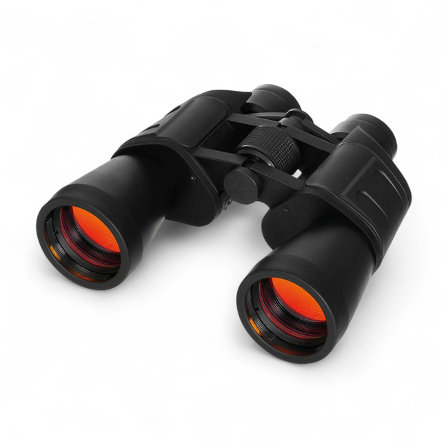 FOLDABLE BINOCULAR - 20 x 50 - PLASTIC POCKET - MFH® - BLACK