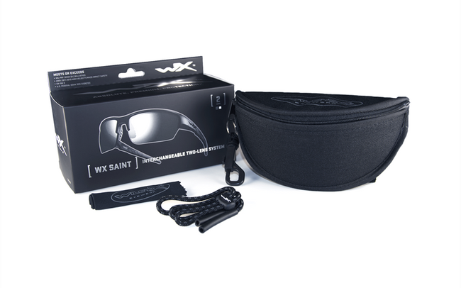 Napszemüveg - Wileyx - WX SAINT Grey/Clear Matte Black Fra me