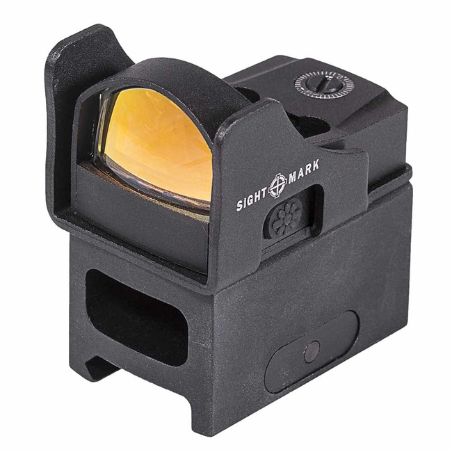 Sightmark Mini Shot Pro Spec reflex célkereszt emelkedő szerelvénnyel, 5 MOA piros retikulával