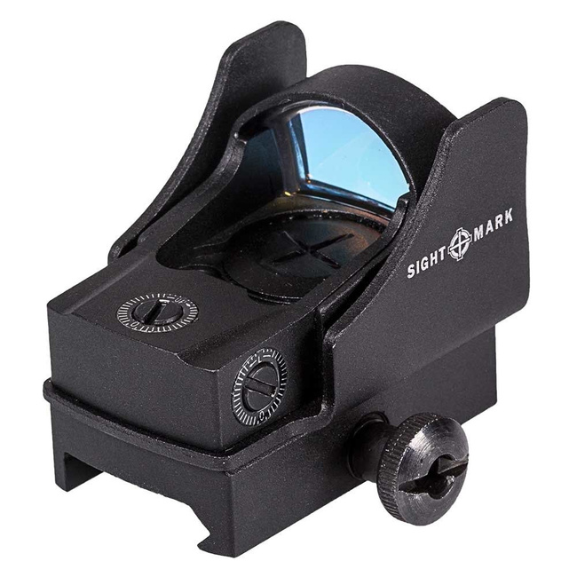 Sightmark Mini Shot Pro Spec reflex célkereszt emelkedő szerelvénnyel, 5 MOA piros retikulával