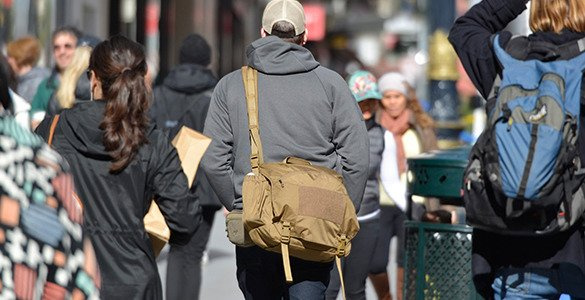 TÁSKA URBAN COURIER LARGE® - CORDURA® - TIGER STRIPE