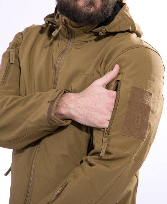 VÍZÁLLÓ ESŐKABÁT - ARTAXES SOFTSHELL - PENTAGON® - COYOTE