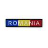 Ecuson drapel piept jandarmi ROMANIA, cu aplicare de tip Velcro (cu scai) - 11,5x2,5 cm